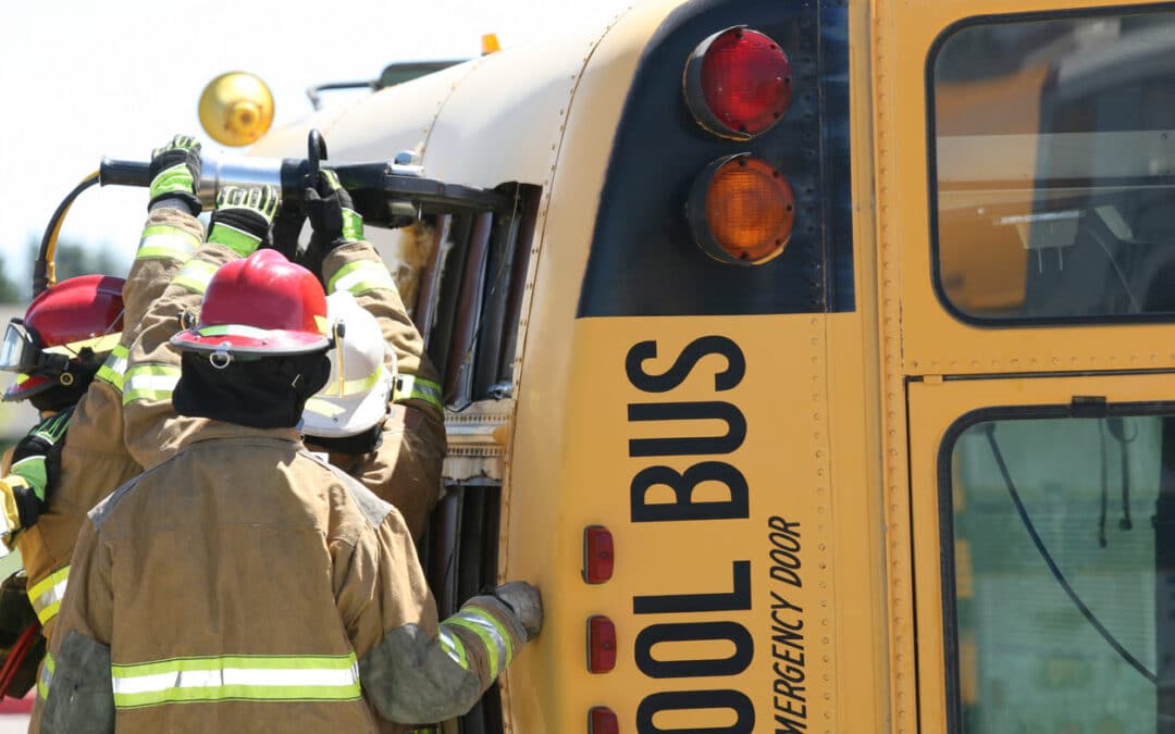 Driver Injured in Rear-End Crash Involving School Bus