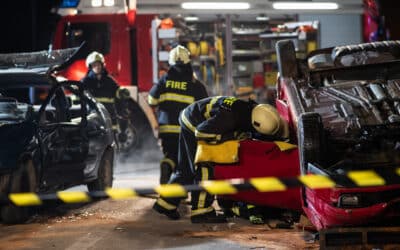 Firefighter Overturns Engine While Avoiding Alleged Drunk Driver