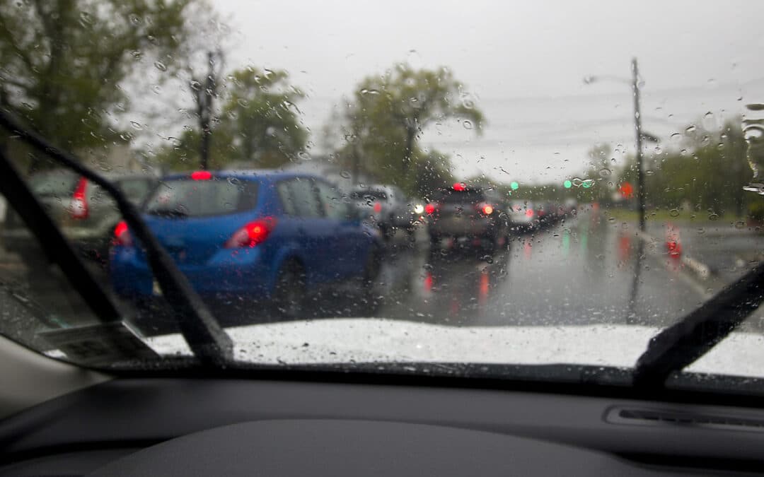 Accident Risks and Delays Increase with Area Rainfall